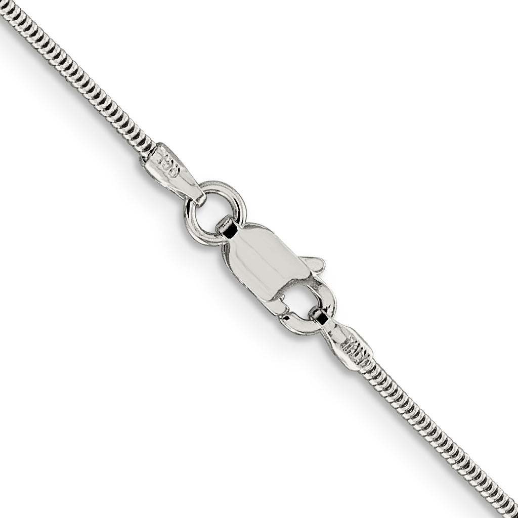 Sterling Silver Snake Chain Necklace 1.5mm