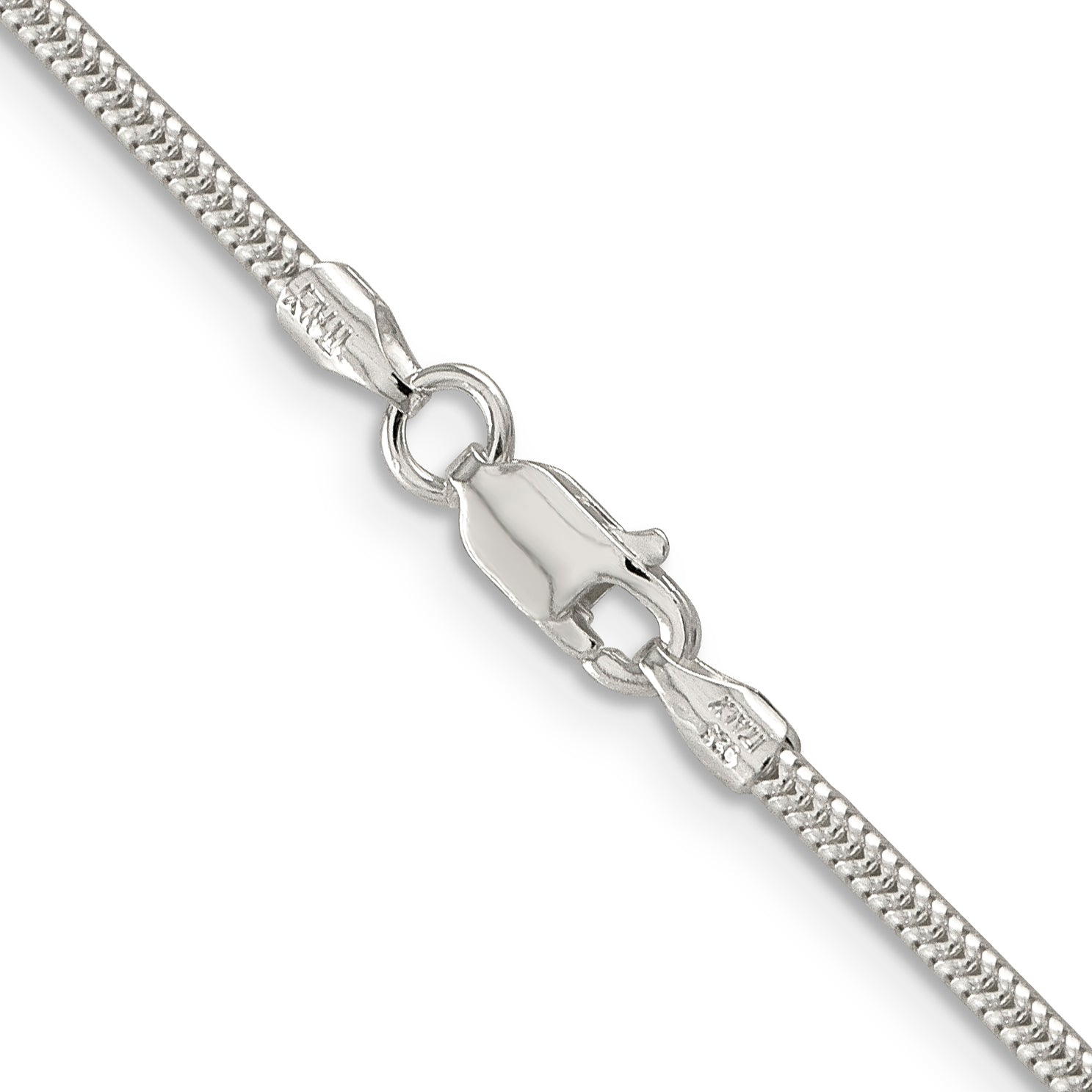 Sterling Silver Snake Chain Necklace 2mm