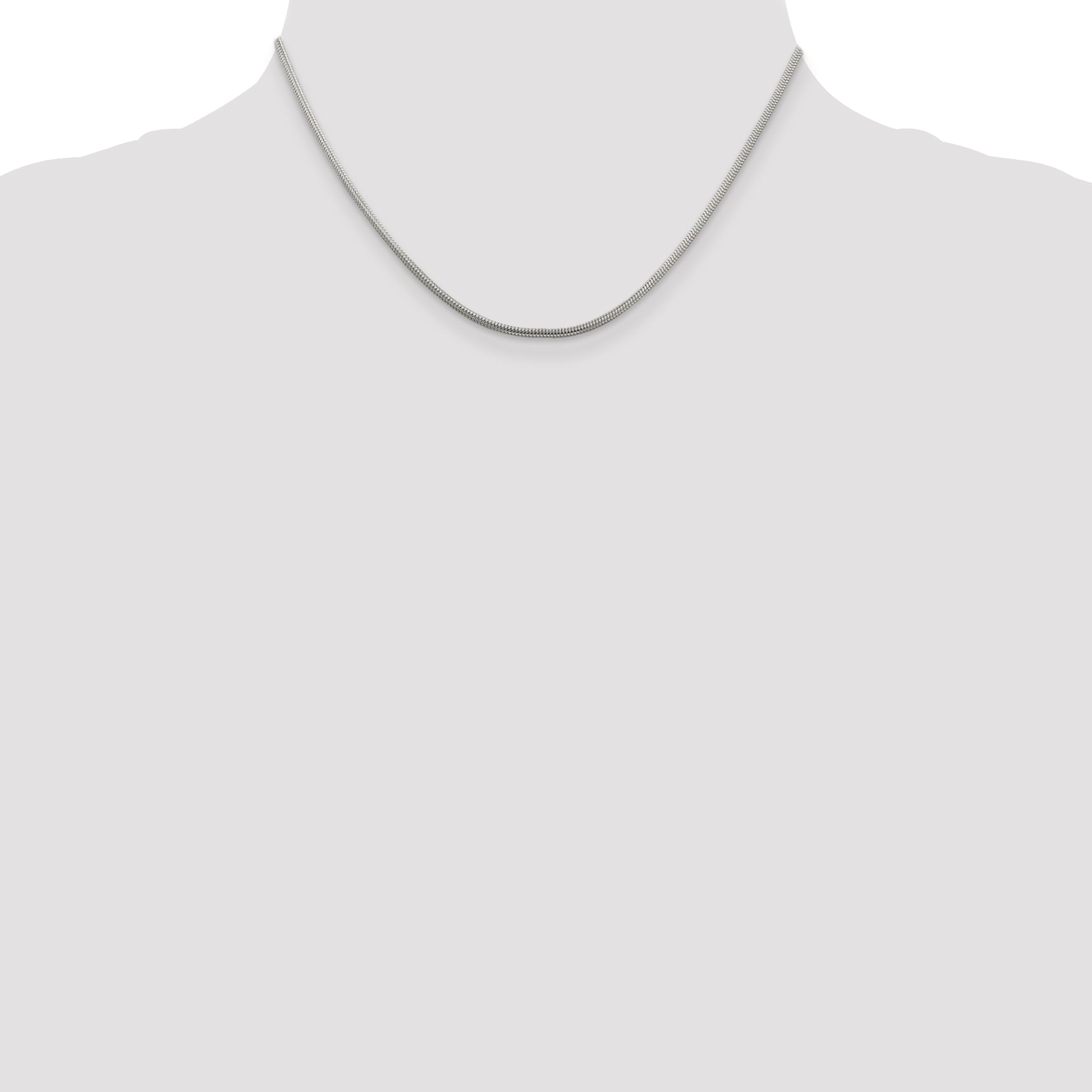 Sterling Silver Snake Chain Necklace 2mm