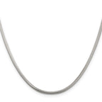Sterling Silver Snake Chain Necklace 2.5mm