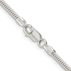 Sterling Silver Snake Chain Necklace 2.5mm