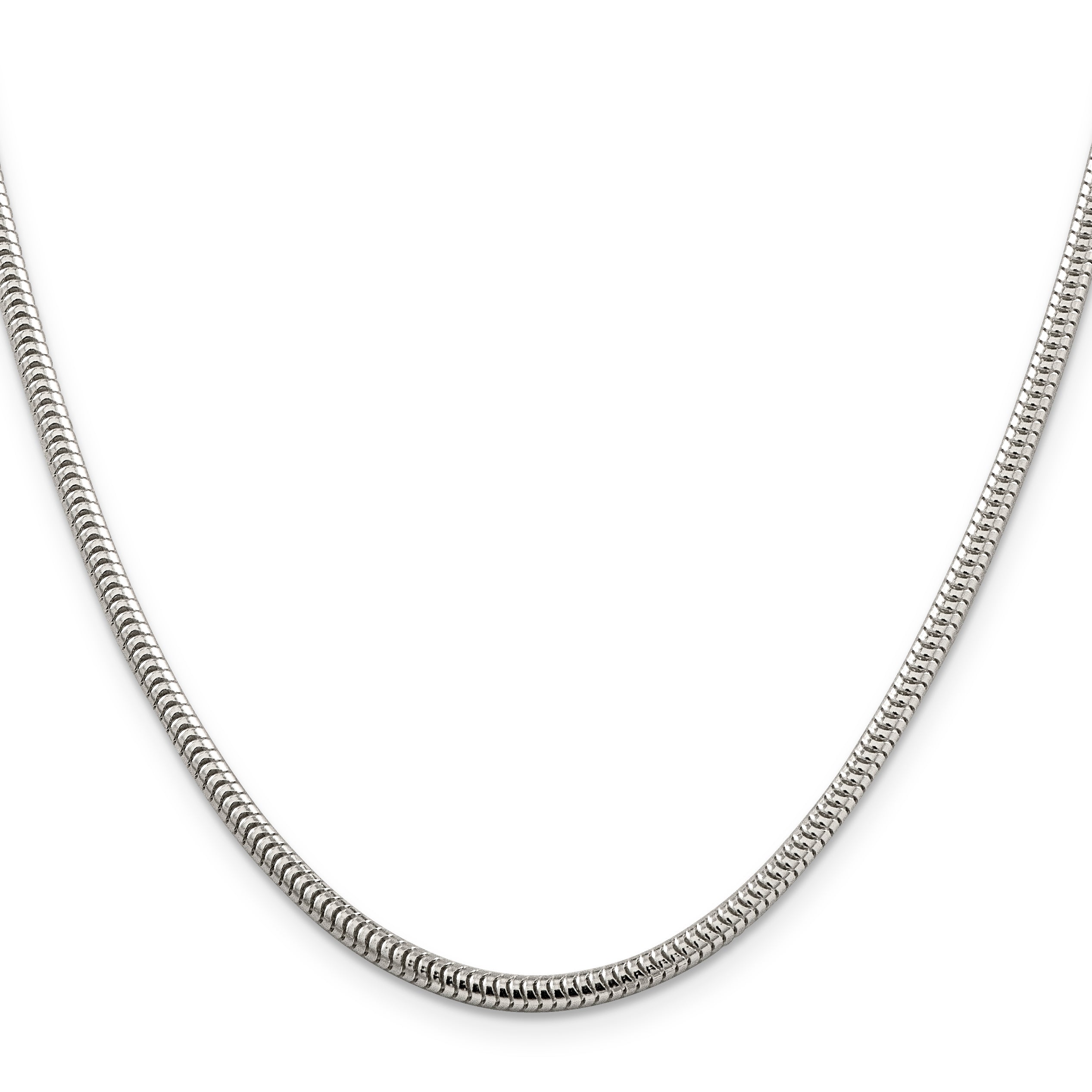 Sterling Silver 3mm Round Snake Chain Secondary image