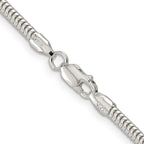Sterling Silver Snake Chain Necklace 3mm