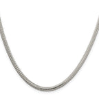Sterling Silver Snake Chain Necklace 4mm