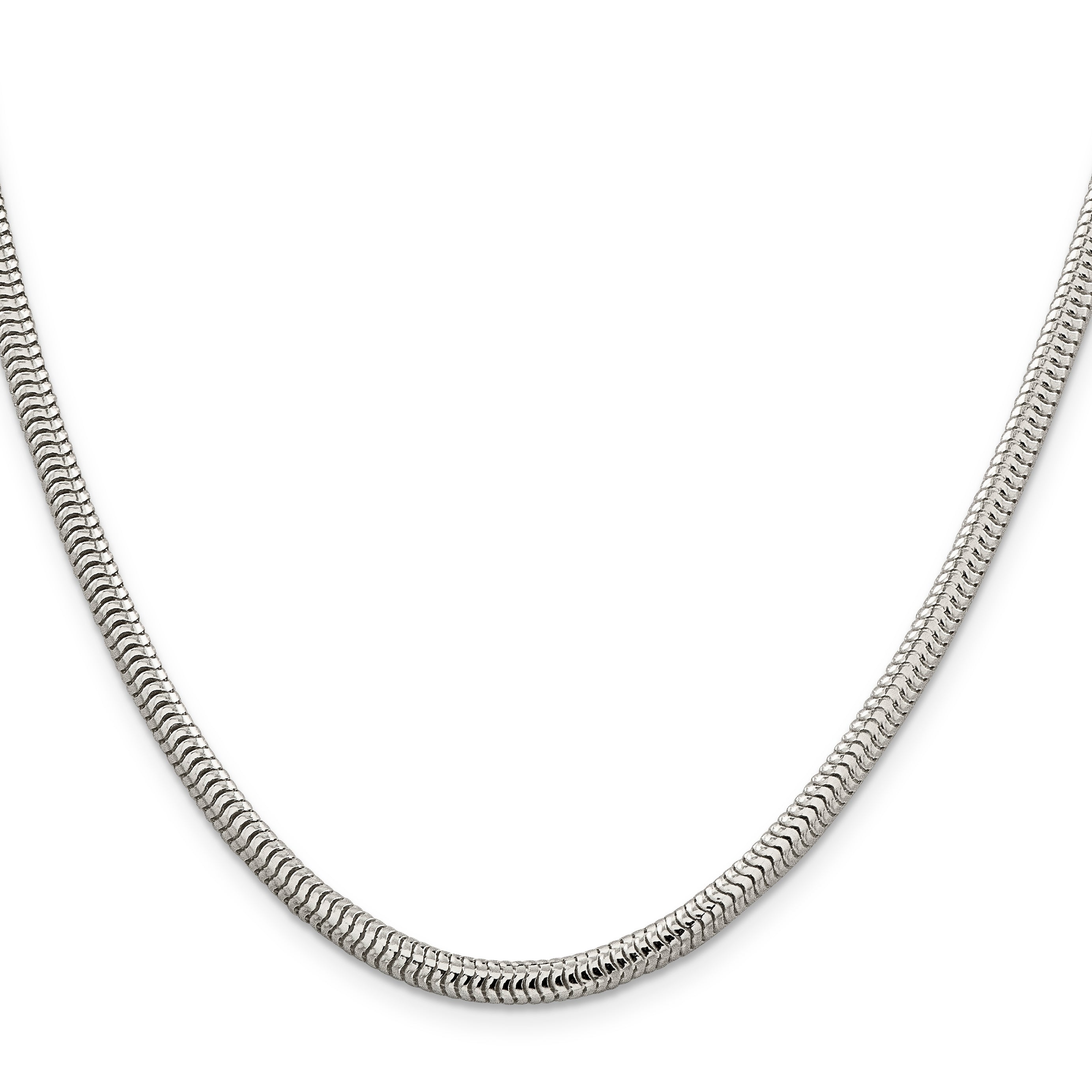 Sterling Silver Snake Chain Necklace 4mm