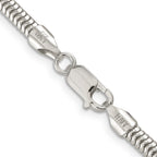 Sterling Silver Snake Chain Necklace 4mm