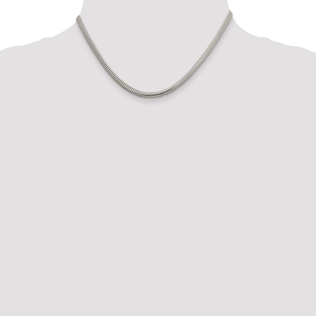 Sterling Silver Snake Chain Necklace 4mm