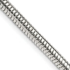 Sterling Silver Snake Chain Necklace 4mm