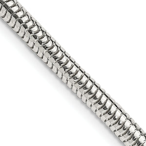 Sterling Silver Snake Chain Necklace 4mm