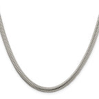 Sterling Silver Snake Chain Necklace 5mm