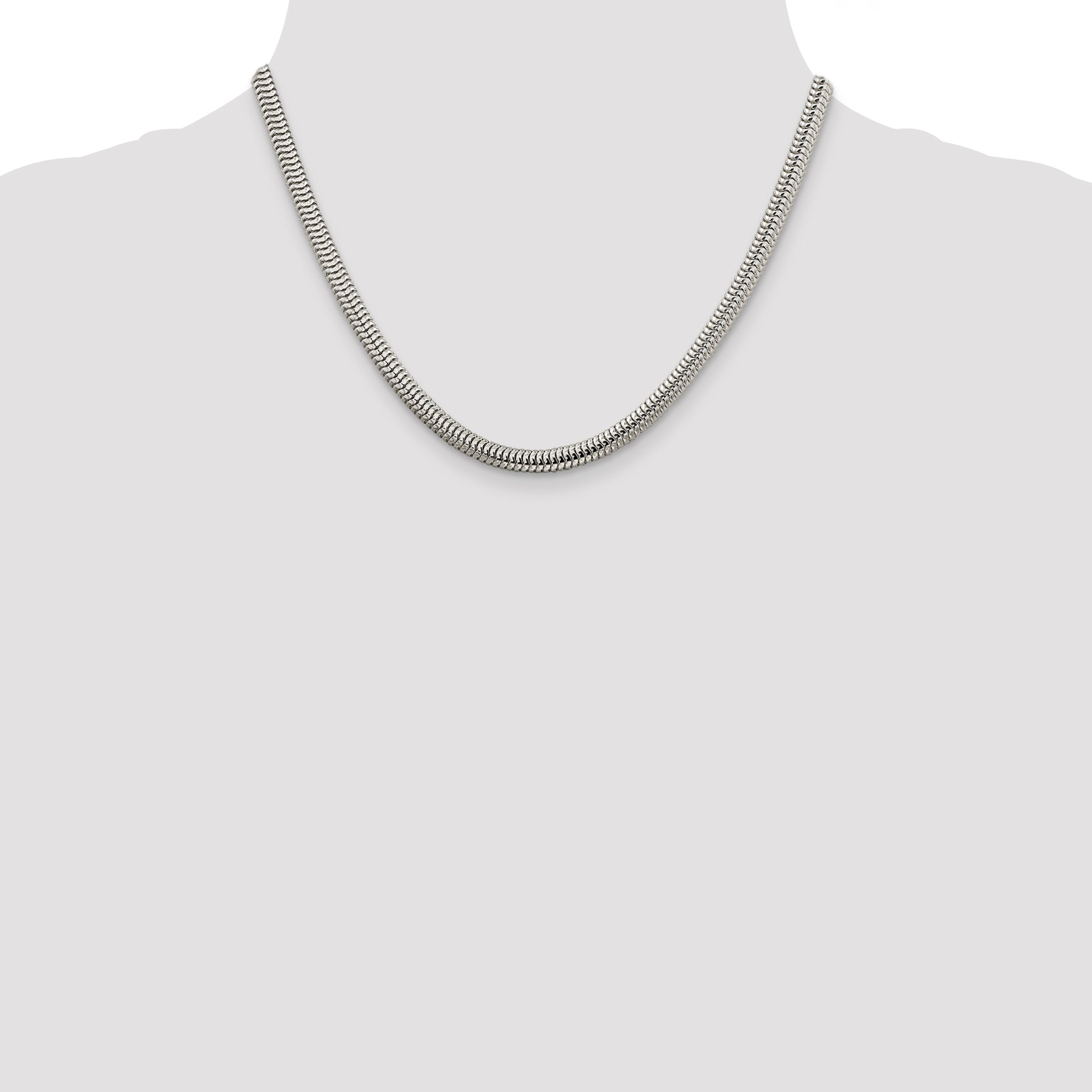 Sterling Silver Snake Chain Necklace 5mm