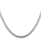 Sterling Silver Snake Chain Necklace 6mm