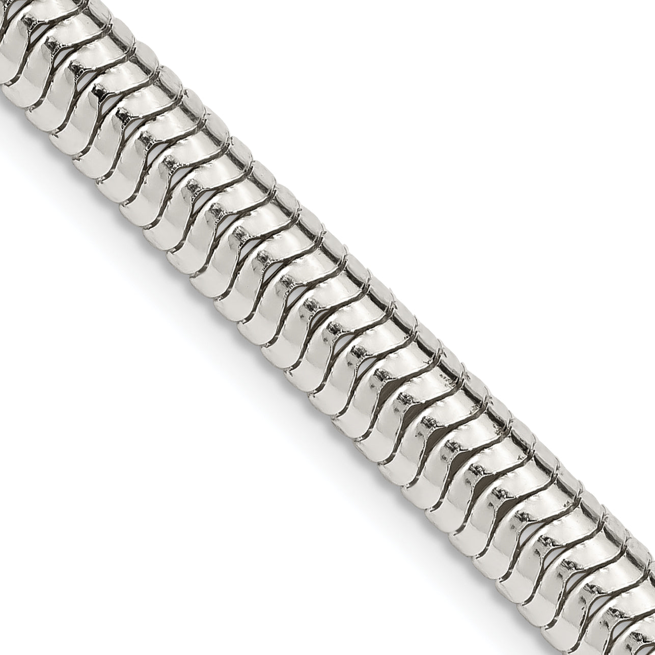 Sterling Silver Snake Chain Necklace 6mm