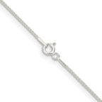 Sterling Silver Wheat Chain Necklace 1mm