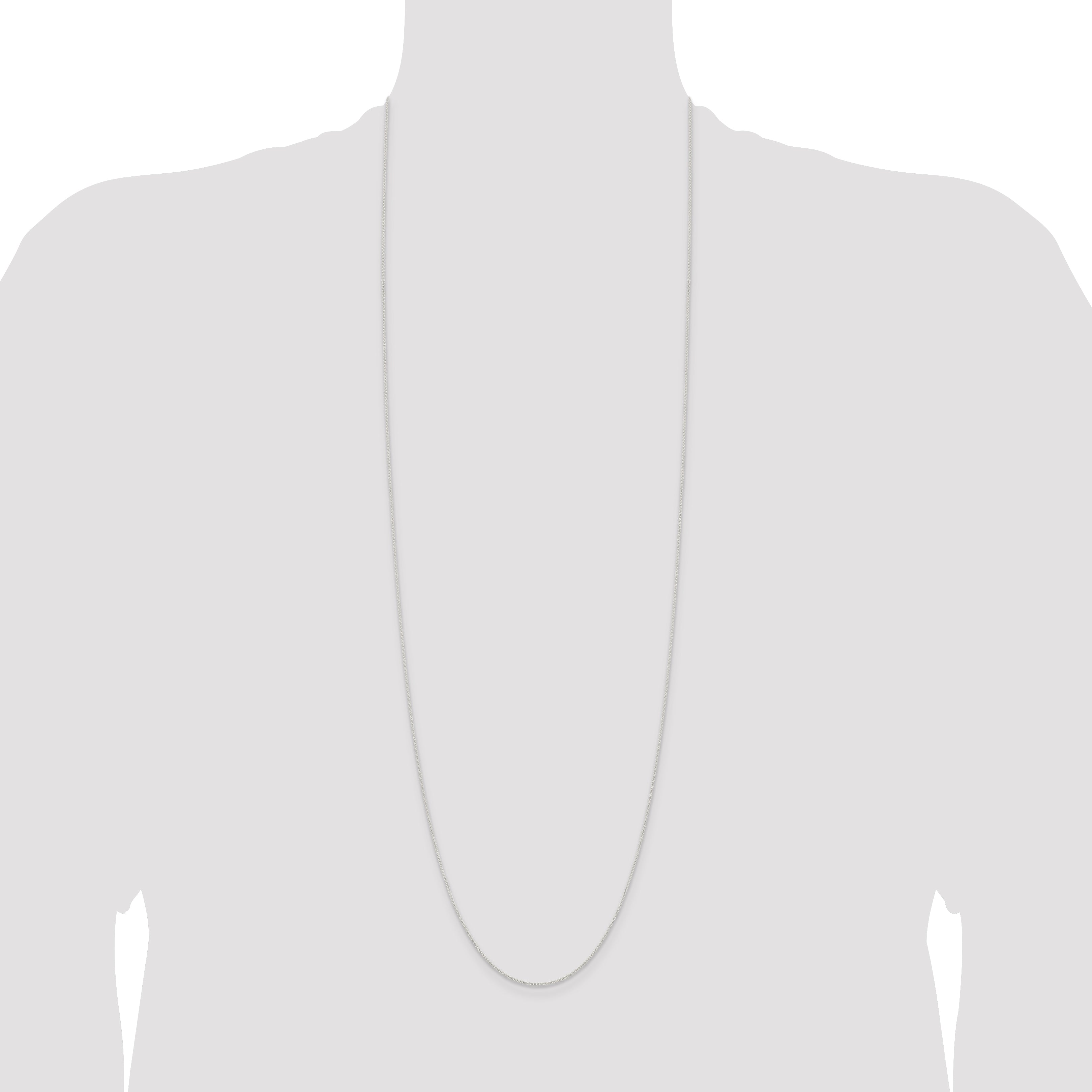 Sterling Silver 1mm Round Spiga Chain