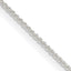 Sterling Silver Wheat Chain Necklace 1mm