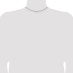 Sterling Silver 1.5mm Round Spiga Chain Anklet