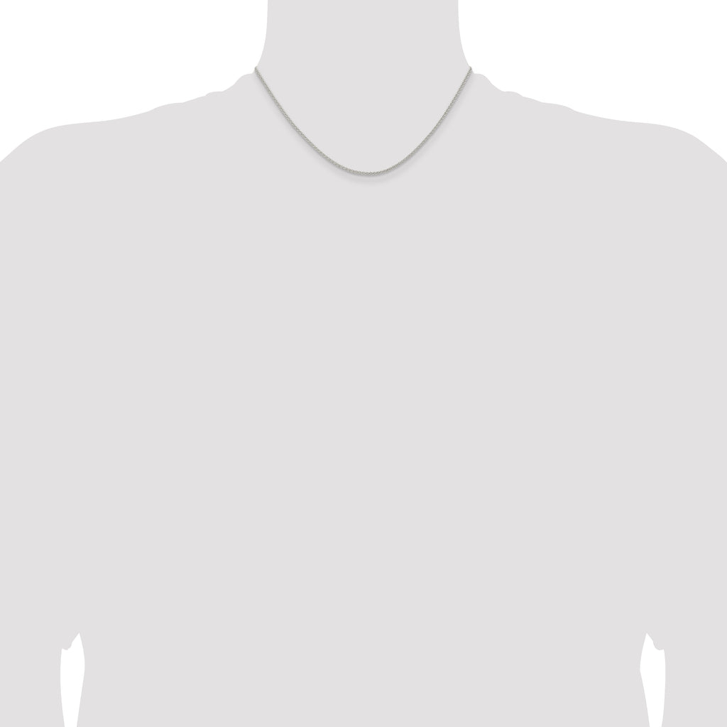 Sterling Silver 1.6mm Round Spiga Chain