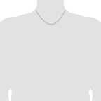 Sterling Silver 1.6mm Round Spiga Chain