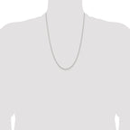 Sterling Silver 1.6mm Round Spiga Chain