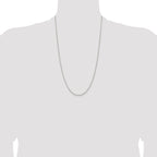 Sterling Silver 1.6mm Round Spiga Chain