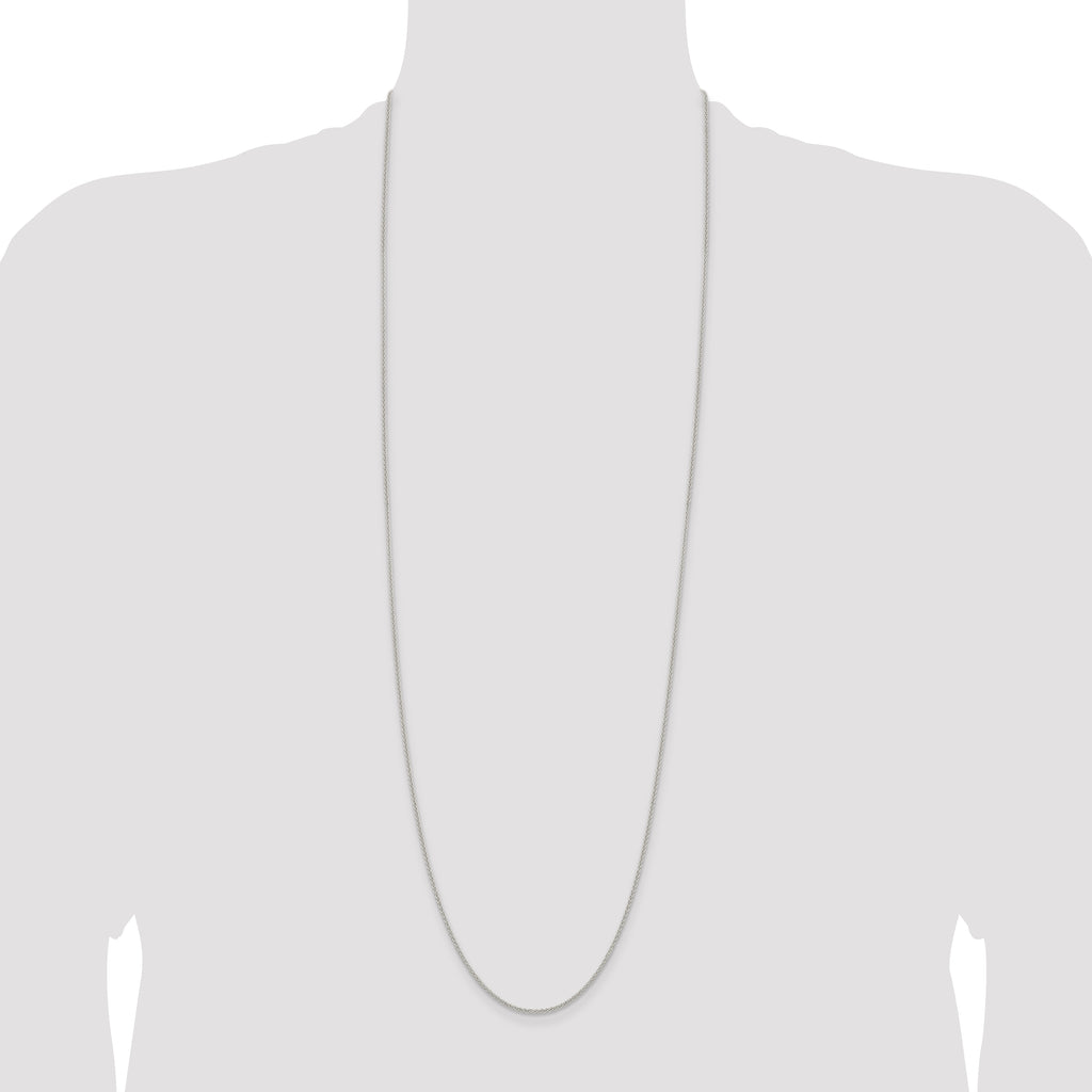 Sterling Silver 1.6mm Round Spiga Chain
