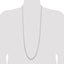 Sterling Silver Rhodium-Plated 2.5mm Round Spiga Chain
