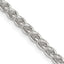 Sterling Silver Wheat Chain Necklace 3mm