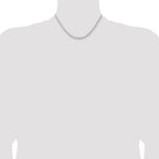 Sterling Silver Wheat Chain Necklace 3.7mm