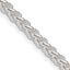Sterling Silver Wheat Chain Necklace 4mm