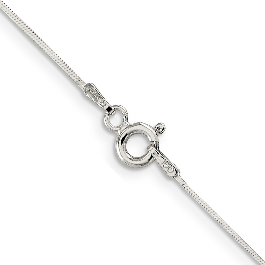 Sterling Silver Snake Chain Necklace 0.7mm