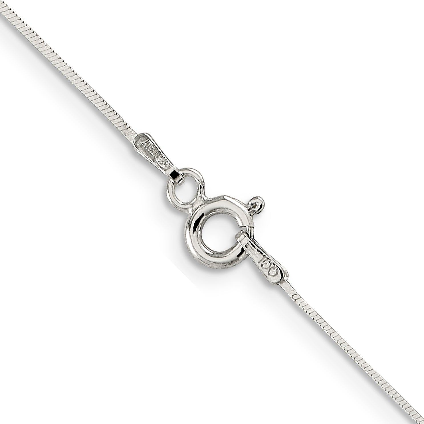 Sterling Silver Snake Chain Necklace 0.7mm