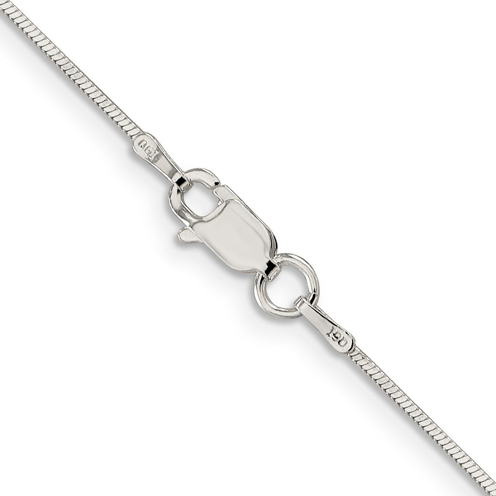 Sterling Silver Snake Chain Necklace 0.8mm