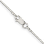 Sterling Silver Snake Chain Necklace 0.8mm