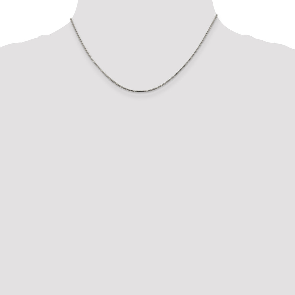 Sterling Silver Snake Chain Necklace 0.8mm