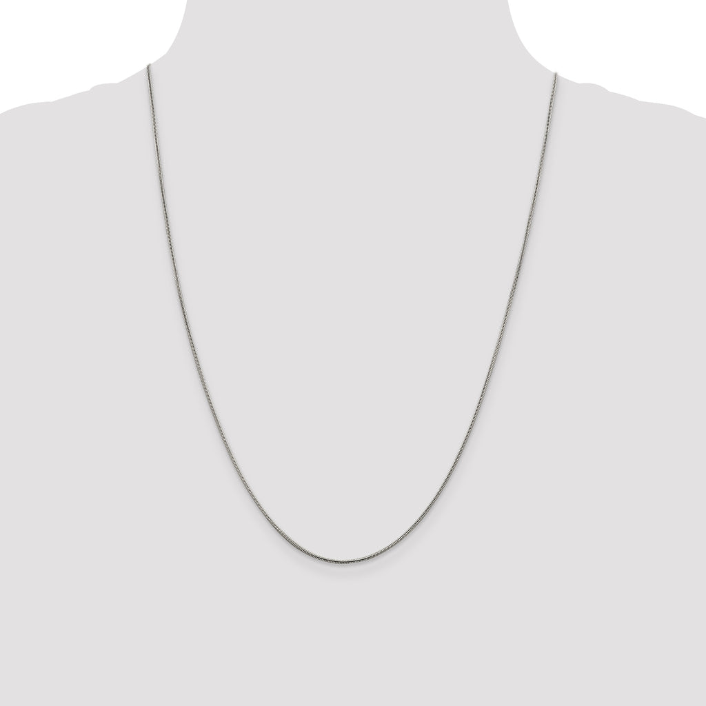 Sterling Silver .8mm Square Snake Chain