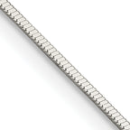 Sterling Silver Snake Chain Necklace 0.8mm