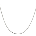 Sterling Silver Snake Chain Necklace 1mm