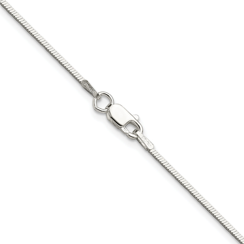 Sterling Silver Snake Chain Necklace 1.15mm