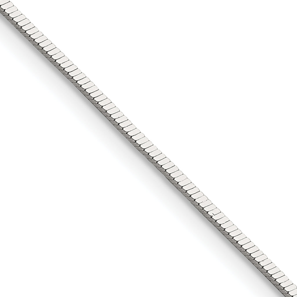Sterling Silver Snake Chain Necklace 1.15mm