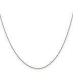 Sterling Silver .95mm Diamond-Cut Round Spiga Chain With 2 Inch Extension