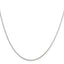Sterling Silver 1.25mm Diamond-Cut Round Spiga Chain With 2 Inch Extension
