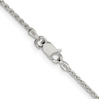 Sterling Silver 1.45mm Diamond-Cut Round Spiga Chain