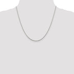 Diamond-Cut Spiga Chain in Sterling Silver, 1.45mm, 7–30 Inch - Sophia Jewelers