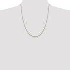 Diamond-Cut Spiga Chain in Sterling Silver, 1.45mm, 7–30 Inch - Sophia Jewelers