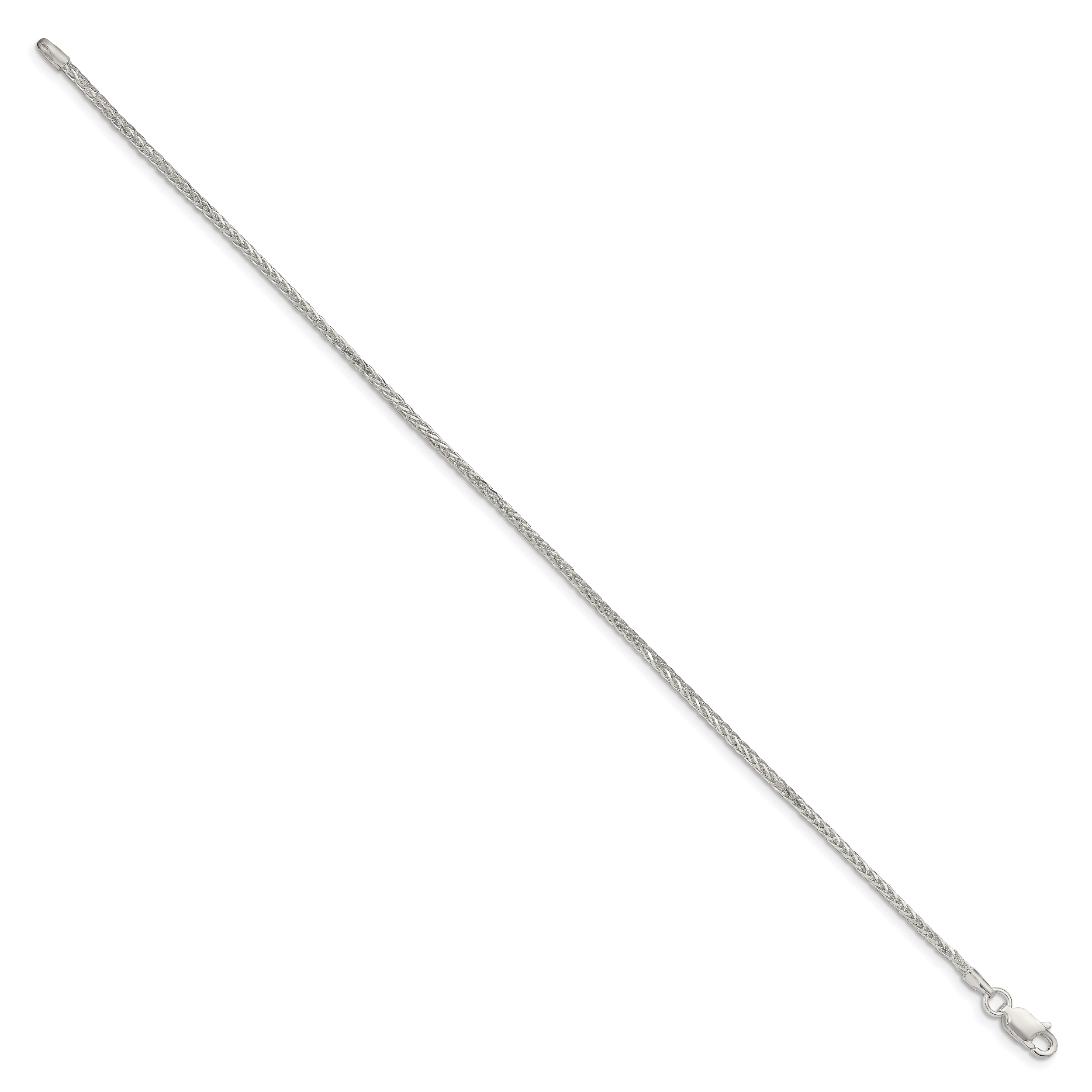 Diamond-Cut Round Spiga Chain in Sterling Silver, 1.45mm Secondary image