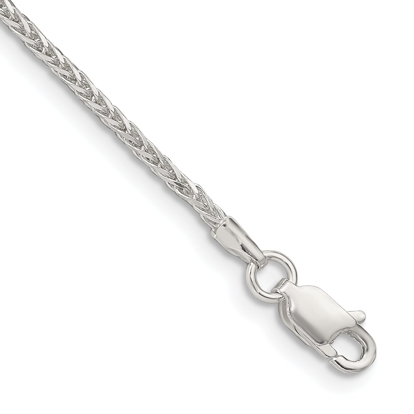 Sterling Silver 1.45mm Diamond-cut Round Spiga Chain Main image
