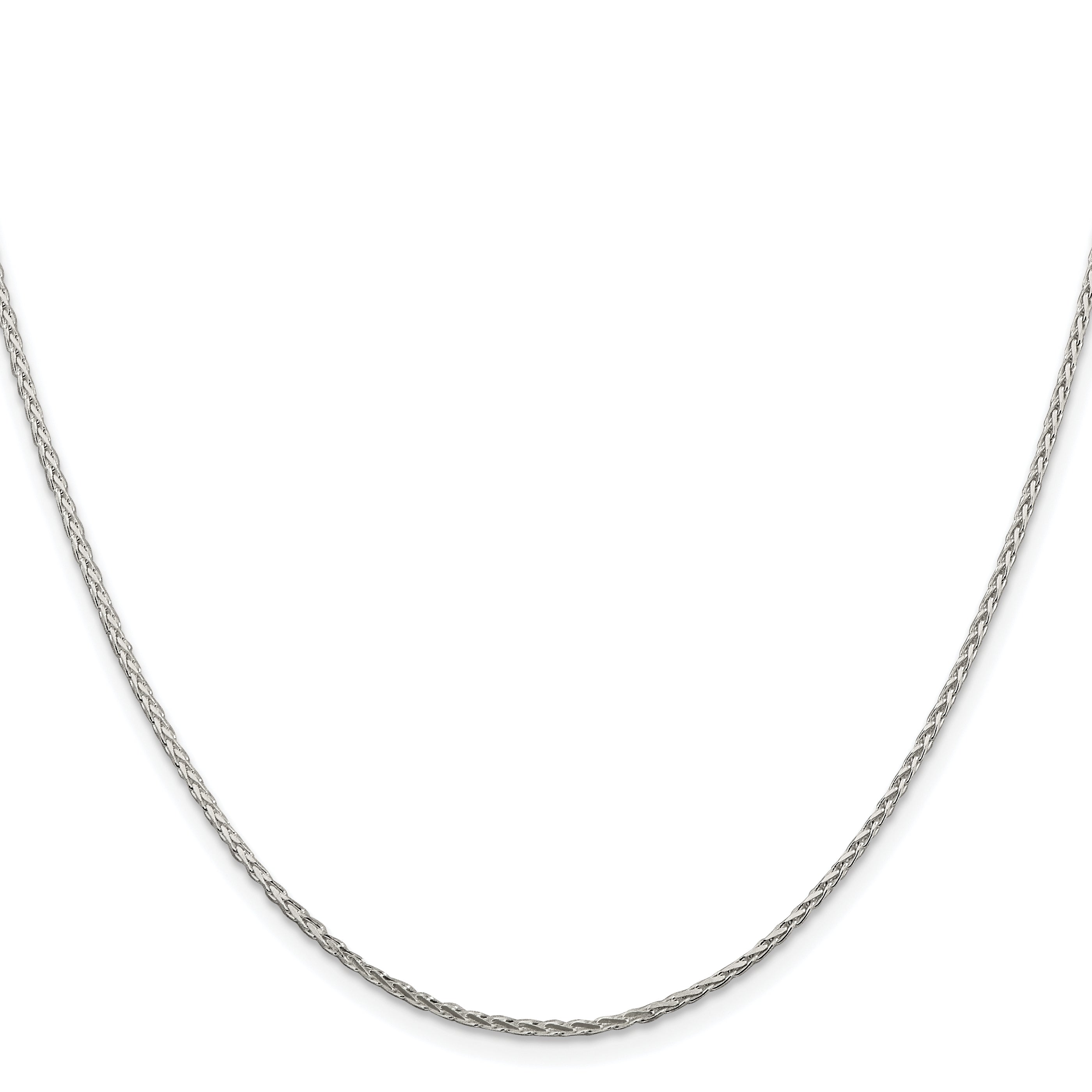 Diamond-Cut Spiga Chain Necklace in Sterling Silver, 1.45mm Secondary image