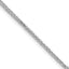Sterling Silver Rhodium-plated 1.45mm Diamond-cut Round Spiga Chain