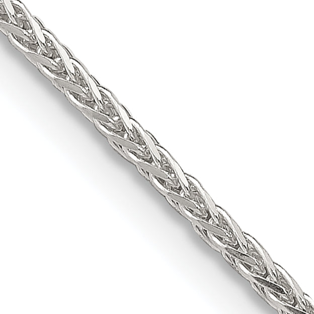 Sterling Silver 1.45mm Diamond-Cut Round Spiga Chain With 2 Inch Extension Main image